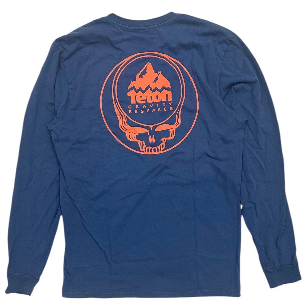 Teton Gravity Research Men's Long Sleeve T-Shirt X Grateful Dead Steal Your Face